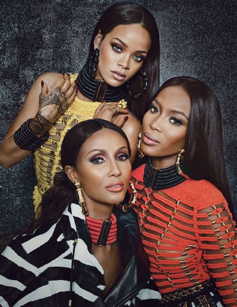 Rihanna, Naomi, and Iman for W’s September Issue